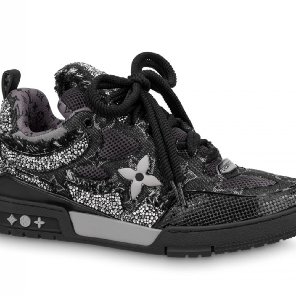SOLD****Louis Vuitton Swarovski Crystal sneakers